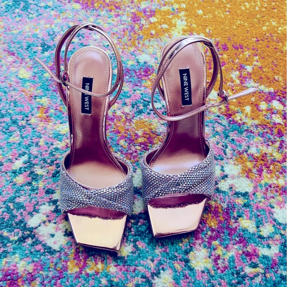 New Nine West Women's Twinkle Heeled Sandal - Picture 9 of 15